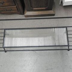 廃盤モデル unico STELLA Living table ウニコ ステラ リビングテーブル 幅102㎝ アイアンフレーム ガラストップ  西岡店 の画像