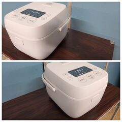 Haier マイコンジャー炊飯器 2023年製 JJ-M32E2 3合炊き ホワイトの画像