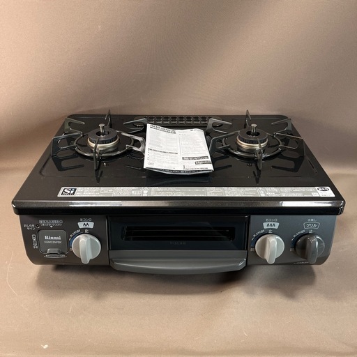リンナイ ガスコンロ ガステーブル LPガス KGM33NPBKR