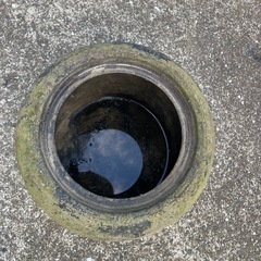 昭和レトロ　、水瓶?   メダカ鉢？
の画像