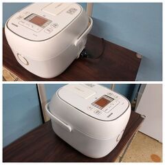 TOSHIBA 東芝 IHジャー炊飯器 2022年製 RC-5XN 3合炊き ホワイトの画像
