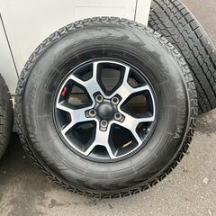 285/70 R17 スタッドレスタイヤ＆ホイール4本セット　iceGUARD G075 2022年製造　９分山　北海道札幌発　YOKOHAMA　JEEP純正ホイール　ラングラー　JL36L　の画像