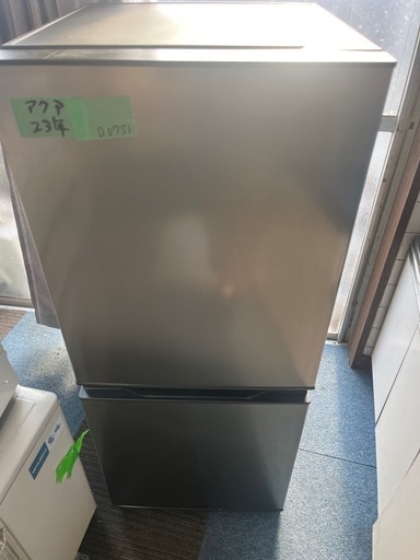 「美品」冷蔵庫AQUA23年135L2ドア右開き一人暮らし用仙台市内送料込み