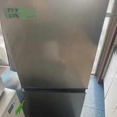 「美品」冷蔵庫AQUA23年135L2ドア右開き一人暮らし用仙台市内送料込みの画像