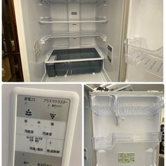 【REGASTOCK川崎店】SHARP シャープ 374L ノンフロン冷凍冷蔵庫 両開き どっちもドア プラズマクラスター SJ-PW37K-W 2024年製 マットオフホワイトの画像