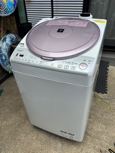 分解クリーニング・動作確認済み SHARP ES-TX820 2013年製 乾燥機能付き