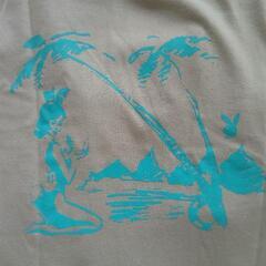 プレイボーイ 半袖Tシャツ GYDAジェイダ ベージュ レディース フリーサイズの画像