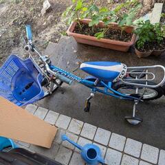 ブリヂストンの子供用自転車『ECO KIDS」 14インチ　青色 
の画像