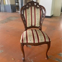 イタリアン家具　テーブル　椅子6脚の画像
