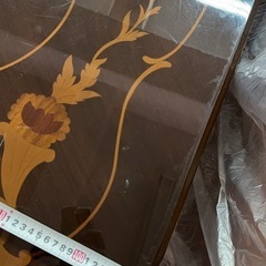 イタリアン家具　テーブル　椅子6脚の画像