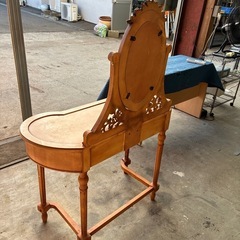 鏡台　レトロ　おしゃれ　木製　引き出しの画像