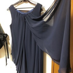 パーティー用ドレス　紺色　サイズ38の画像