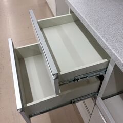【ジャングルジャングル和歌山店】【Wa1867】レンジボード 引き違い扉 ホワイト 和歌山市 岩出市 海南市 岬町の画像