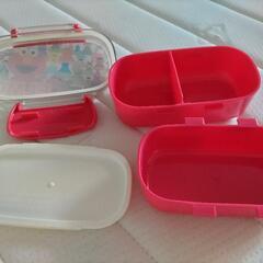 ２段お弁当箱　幼児向きの画像