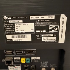 【ジャンク品】LG 有機ELテレビ 55インチの画像