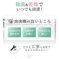 高年式 定価3万円 アイリスオーヤマ 工事不要！食洗機 食器洗い乾燥機 コンパクト 上下ノズル洗浄  の画像