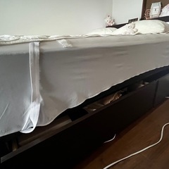 セミダブル　ベッドフレーム＋N sleepマットレスの画像
