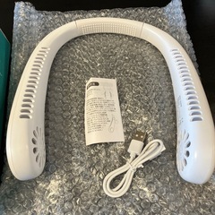 ネッククーラー　首掛け扇風機の画像