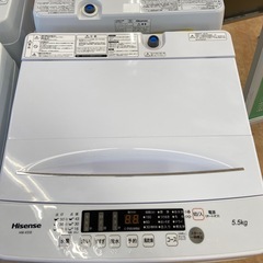 Hisense  全自動洗濯機　2021年製　5.5kgの画像