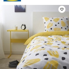 取引中【IKEA】掛け布団カバー＆枕カバーの画像