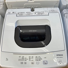 HITACHI  全自動洗濯機　2021年製　5.0kgの画像