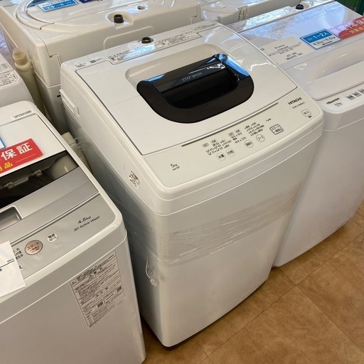 HITACHI  全自動洗濯機　2021年製　5.0kg