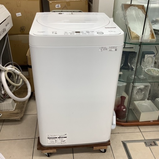 SHARP   シャープ　洗濯機　ES-GE5G-W   2023年製