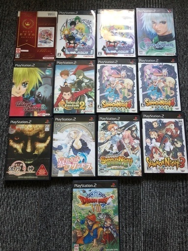 ゲームソフトまとめ売り (PS2/PSP/WII/WIIU) f064*120 【現状品】 1円～ PS・PS2・PSP・PS5・DS・Wii・WiiU
