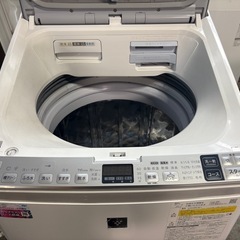 SHARP プラズマクラスター　洗濯機8kの画像