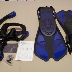 新品シュノーケリング&フィンの画像