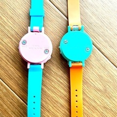 【画像腕時計の2個セット】怪盗グルーのミニオン超変身 ウォッチコレクション　パーティーミニオン　カービィのグルメフェス　ころんとウォッチ　星のカービィの画像