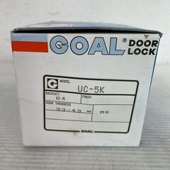 【GOAL】ゴール UCロック インテグラル錠 鍵付き 新品未使用品 ドアロック ドアノブ UCシリーズ ドアハンドル ドア Y1902Fの画像
