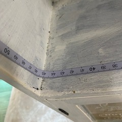 アンティーク調　白　ウォールシェルフの画像