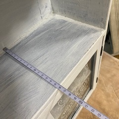 アンティーク調　白　ウォールシェルフの画像