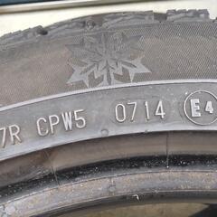225/45R17車検用スタッドレス2本♪の画像