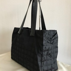 CHANEL シャネル ハンド　トートバッグ 黒色の画像