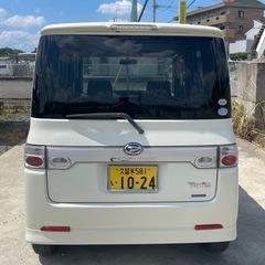 車検令和8年10月まで！！即乗り可！ダイハツタントカスタムXホワイト🚗の画像