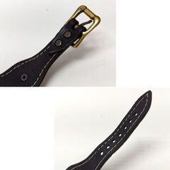 Rockwood レザー 腕時計 コンチョ付き ブラック ロックウッド メンズ 本革 型押し 札幌市 中央区 南12条の画像