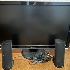 DELL パソコンモニター&スピーカーの画像