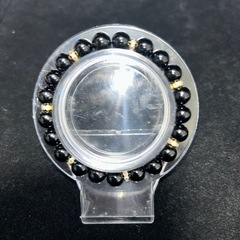 ブラックオニキス8mmブレスレット☪️15.5cmの画像