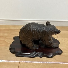 木彫りの熊①の画像