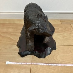 木彫りの熊①の画像