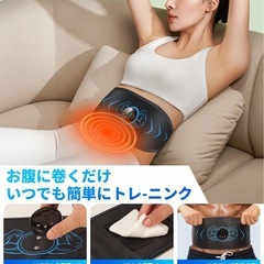 【新品未使用品】EMS腹筋ベルト 腹筋マシーン EMS腹筋ベルト 12枚伝導腹筋パッド ダイエット 男女兼用の画像