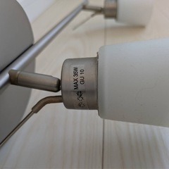 IKEA　シーリングスポットライト 3スポット, ニッケルメッキの画像