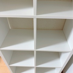 KALLAX カラックス シェルフユニット, ホワイト, 77x147 cmの画像
