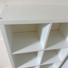 KALLAX カラックス シェルフユニット, ホワイト, 77x147 cmの画像