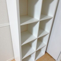 KALLAX カラックス シェルフユニット, ホワイト, 77x147 cmの画像