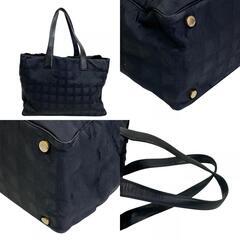 シャネル CHANEL トートバッグ ニュートラベルライン MM ブラックの画像