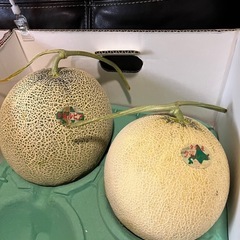 超特大♡夕張IKメロン在庫2玉になりました☆の画像