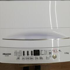☆ドリーム荒牧店☆ジモティー割引有☆ Hisense 5.5kg洗濯機 HW-E5503 2020年製の画像